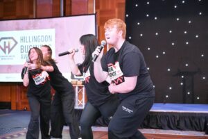 Hillingdon Business Awards 2025. Student from Praxis Performing Arts provided the closing entertainment. A medley of songs from Our House the musical.