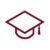 Mortar board icon